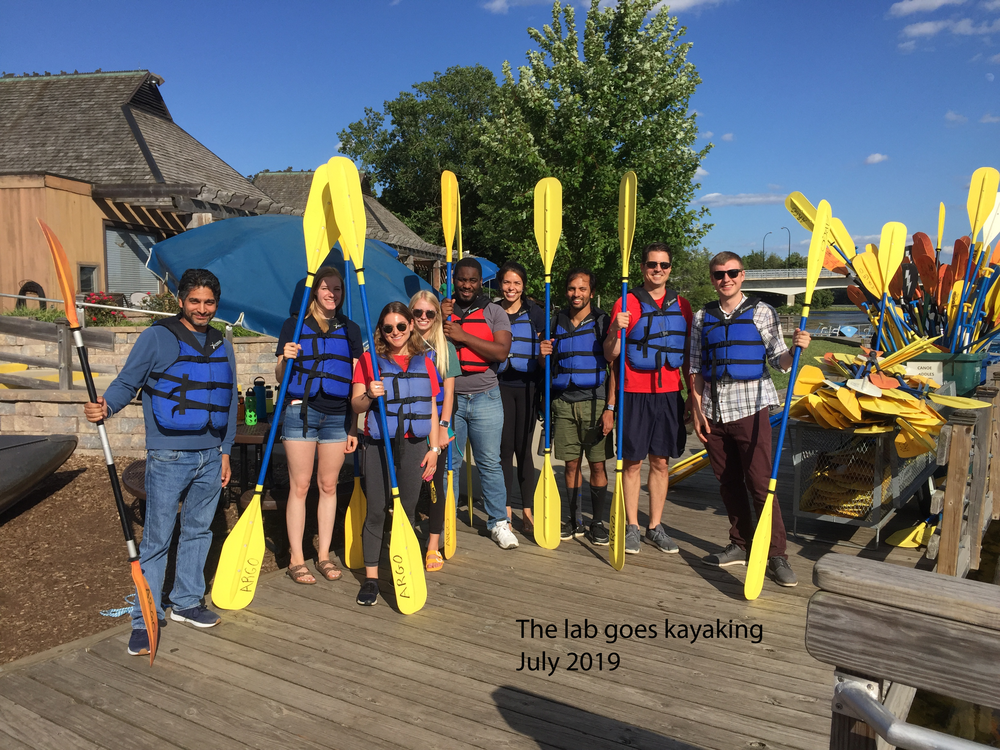 2019 group kayaking photo